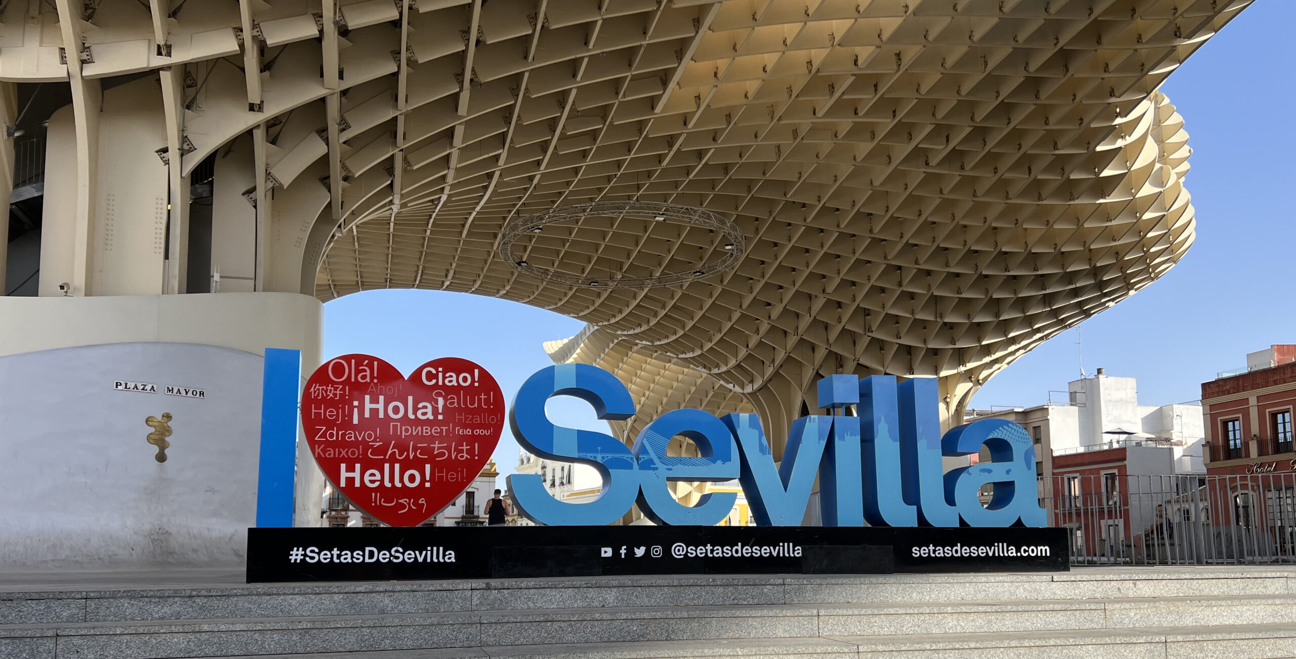 I love Seville sign