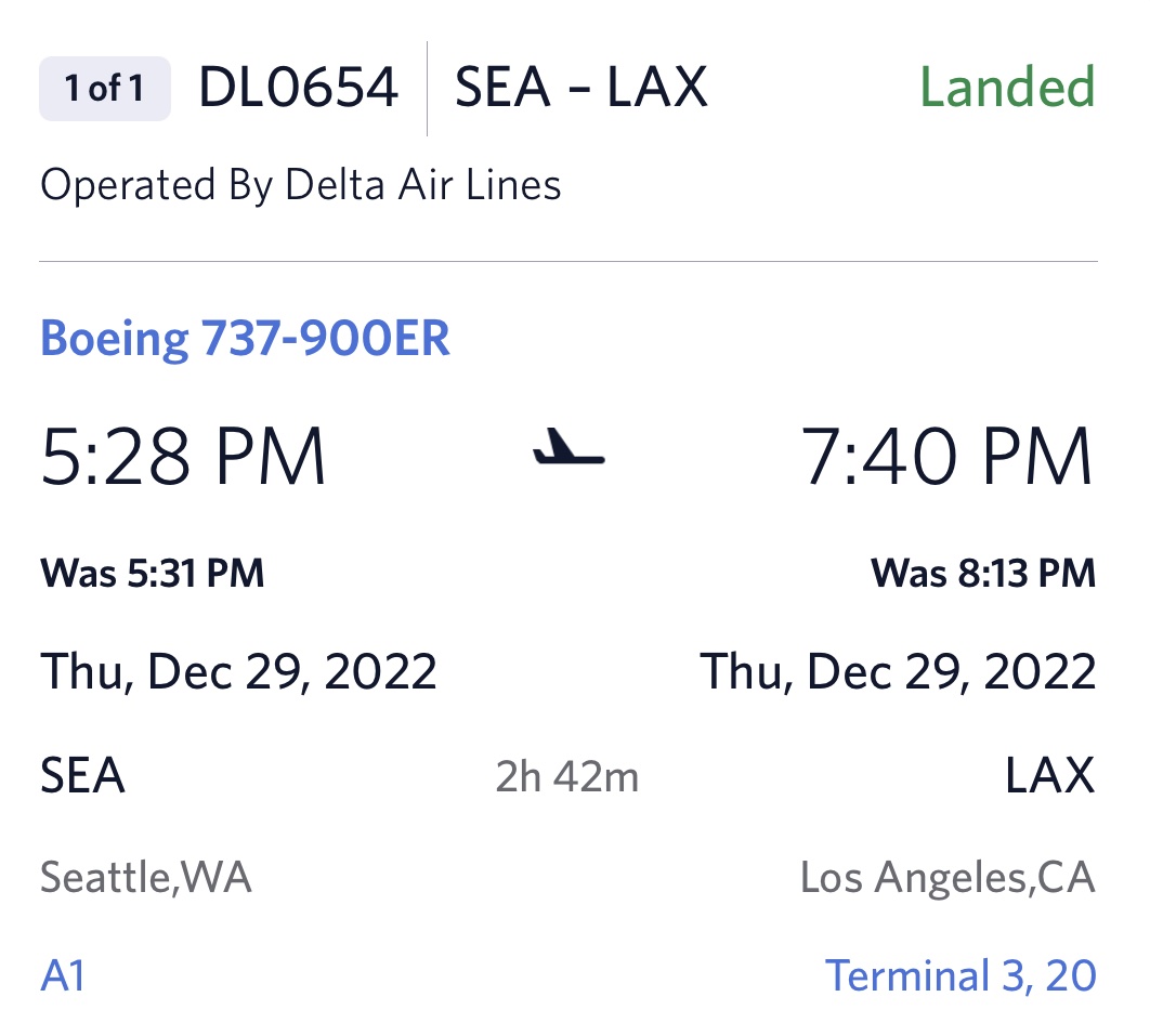 DL0654 Flight Status