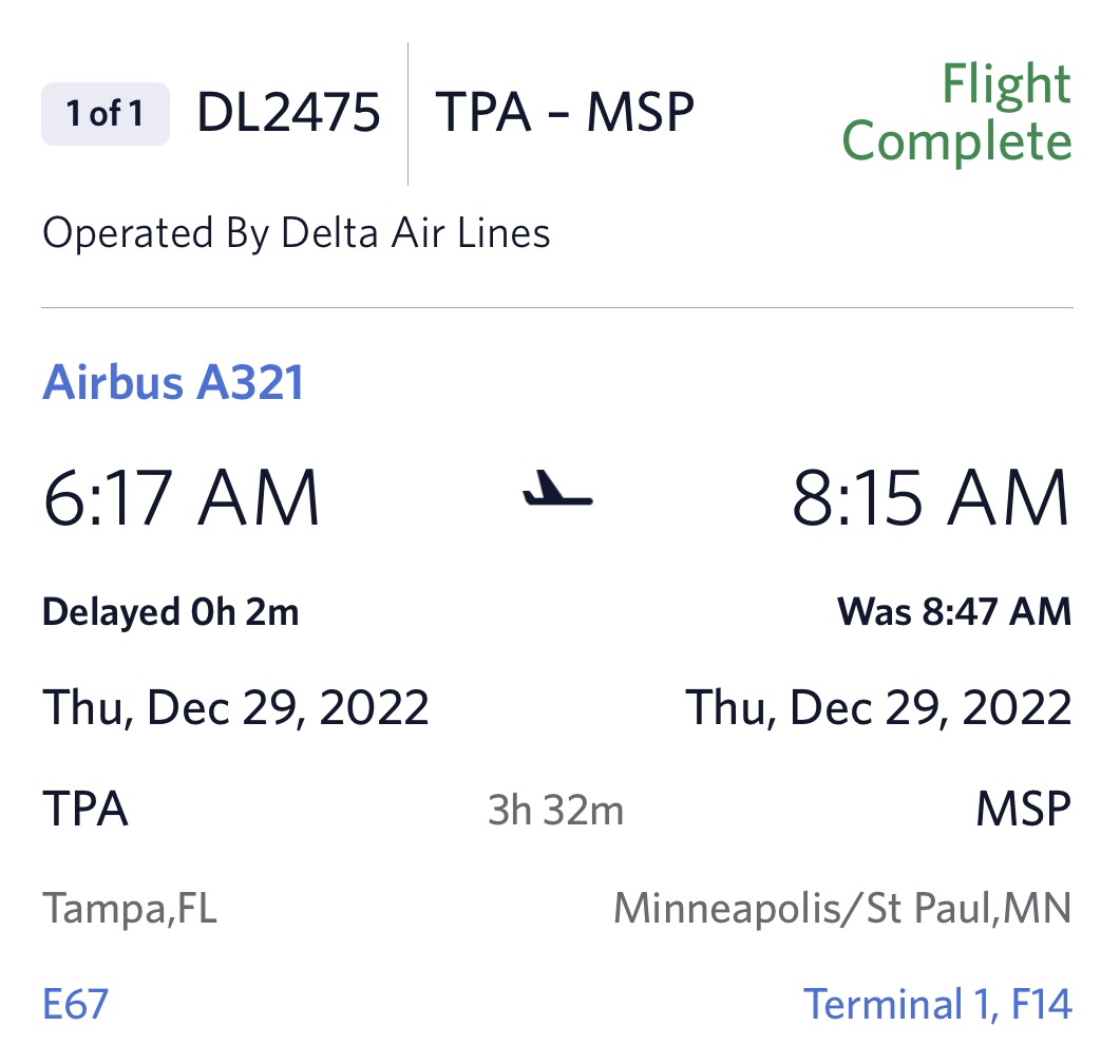 DL2475 Flight Status