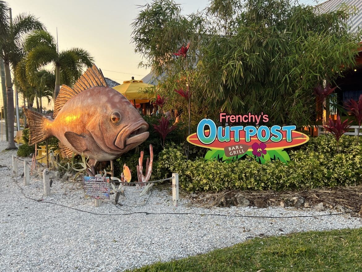 Frenchy's Outpost Sign