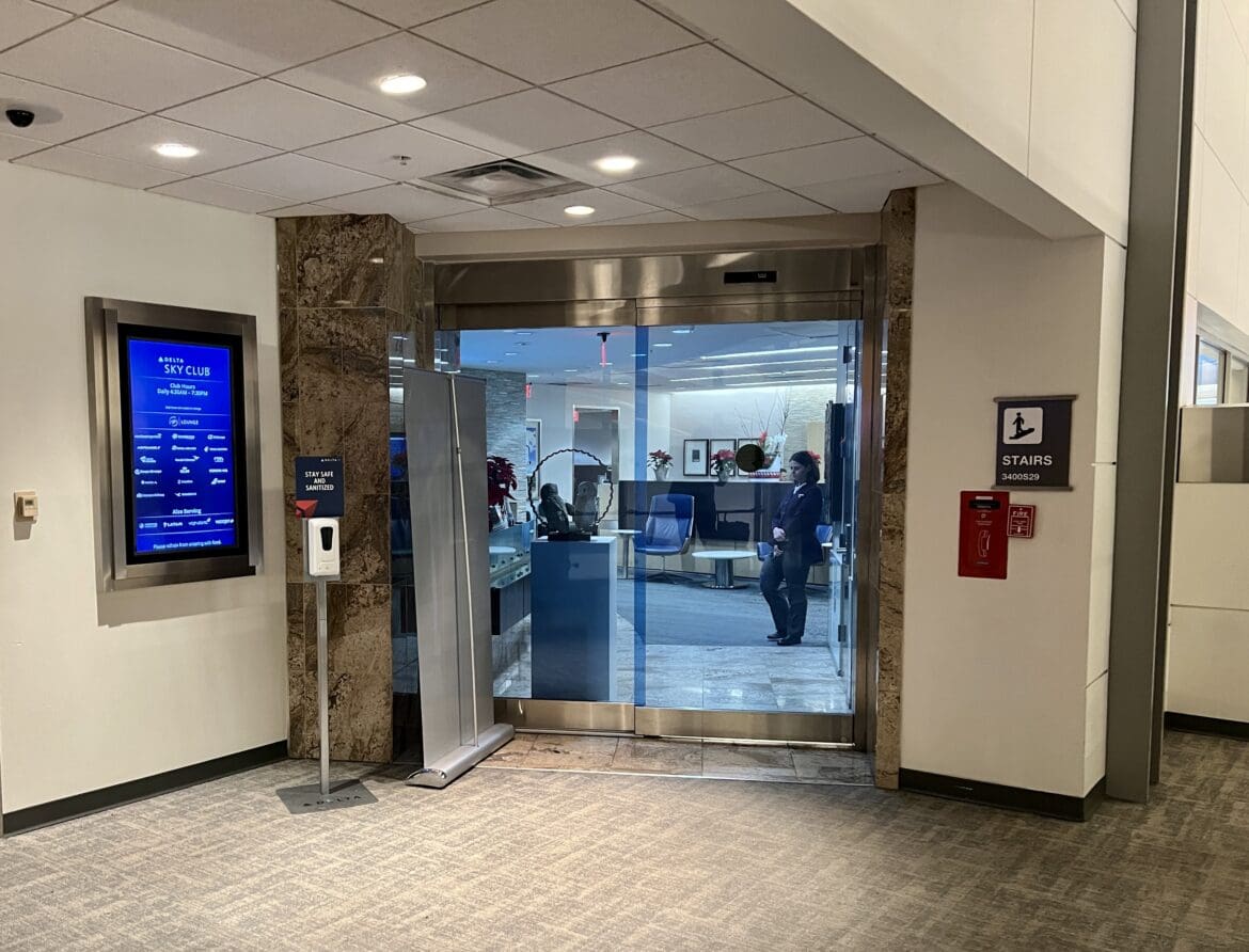 Delta Sky Club RDU Entrance Delta Sky Club RDU Entrance
