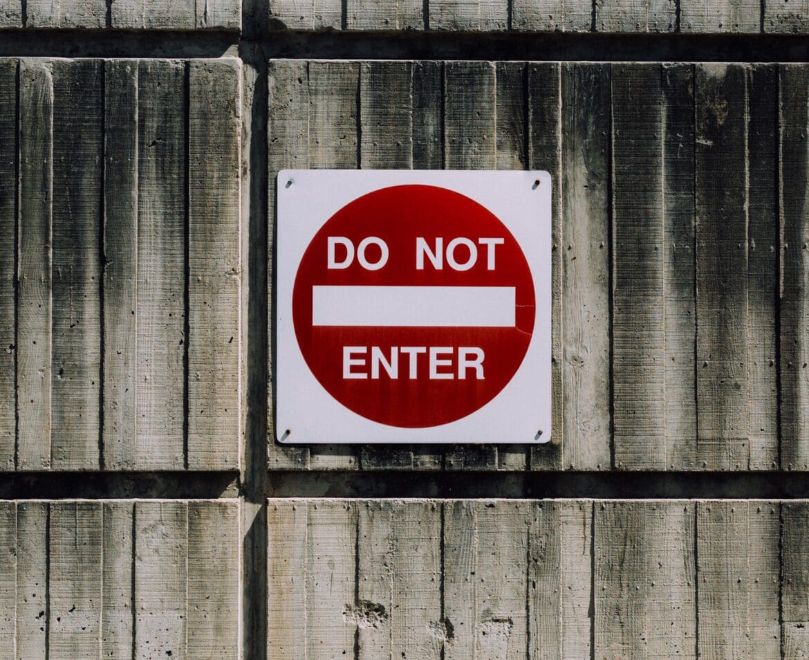 Do Not Enter