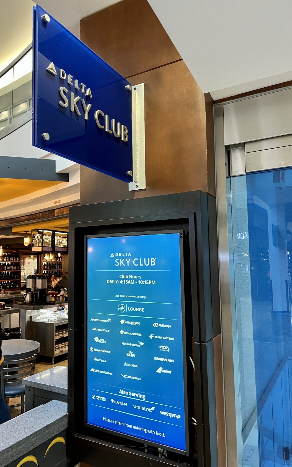 Delta Sky Club MSP Entrance Delta Sky Club MSP Entrance