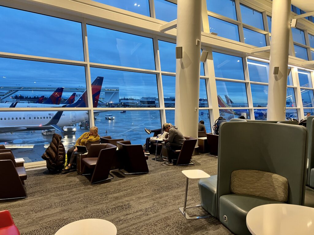 Delta Sky Club SEA Seating 3