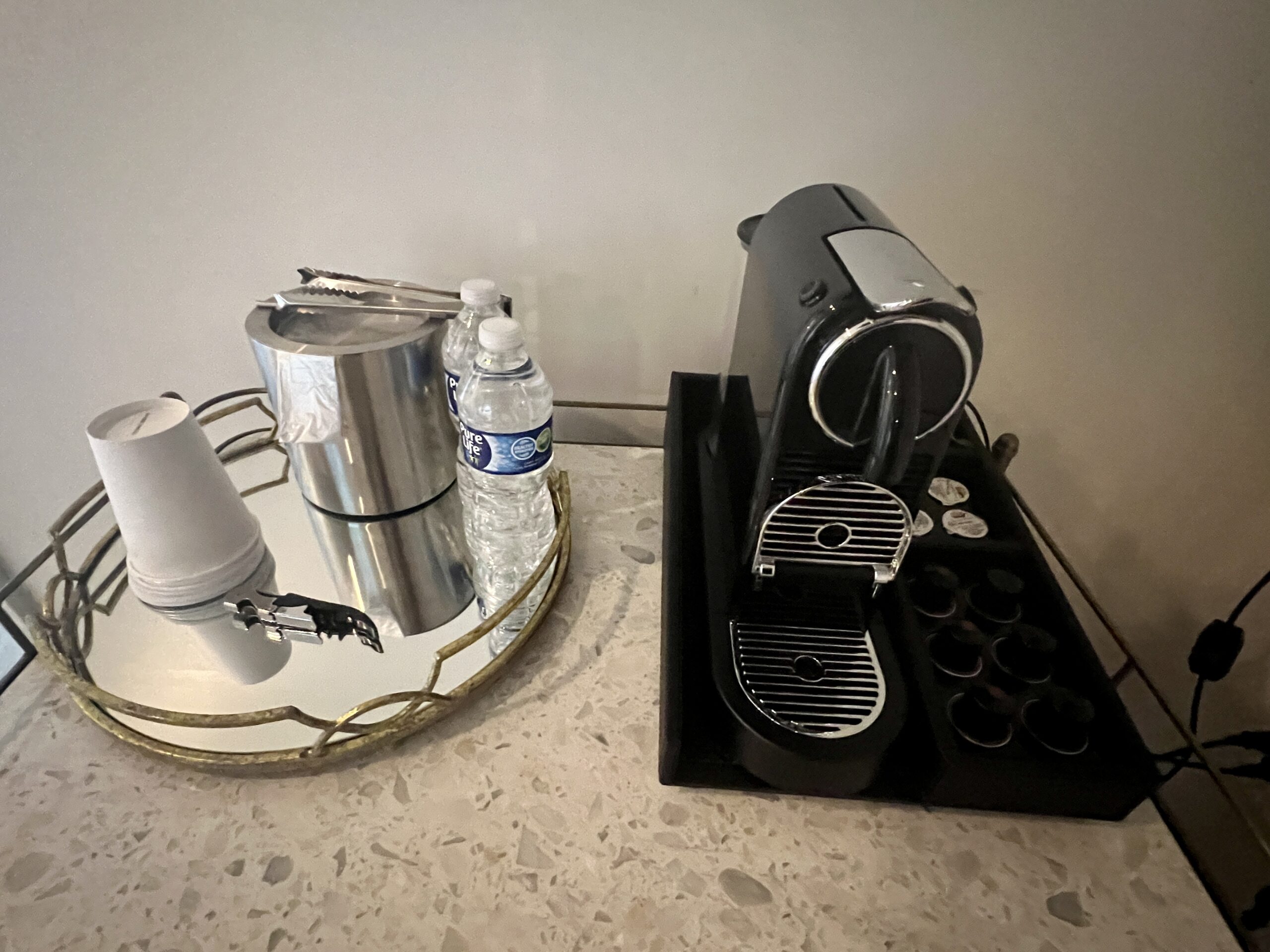 Water and Coffeemaker