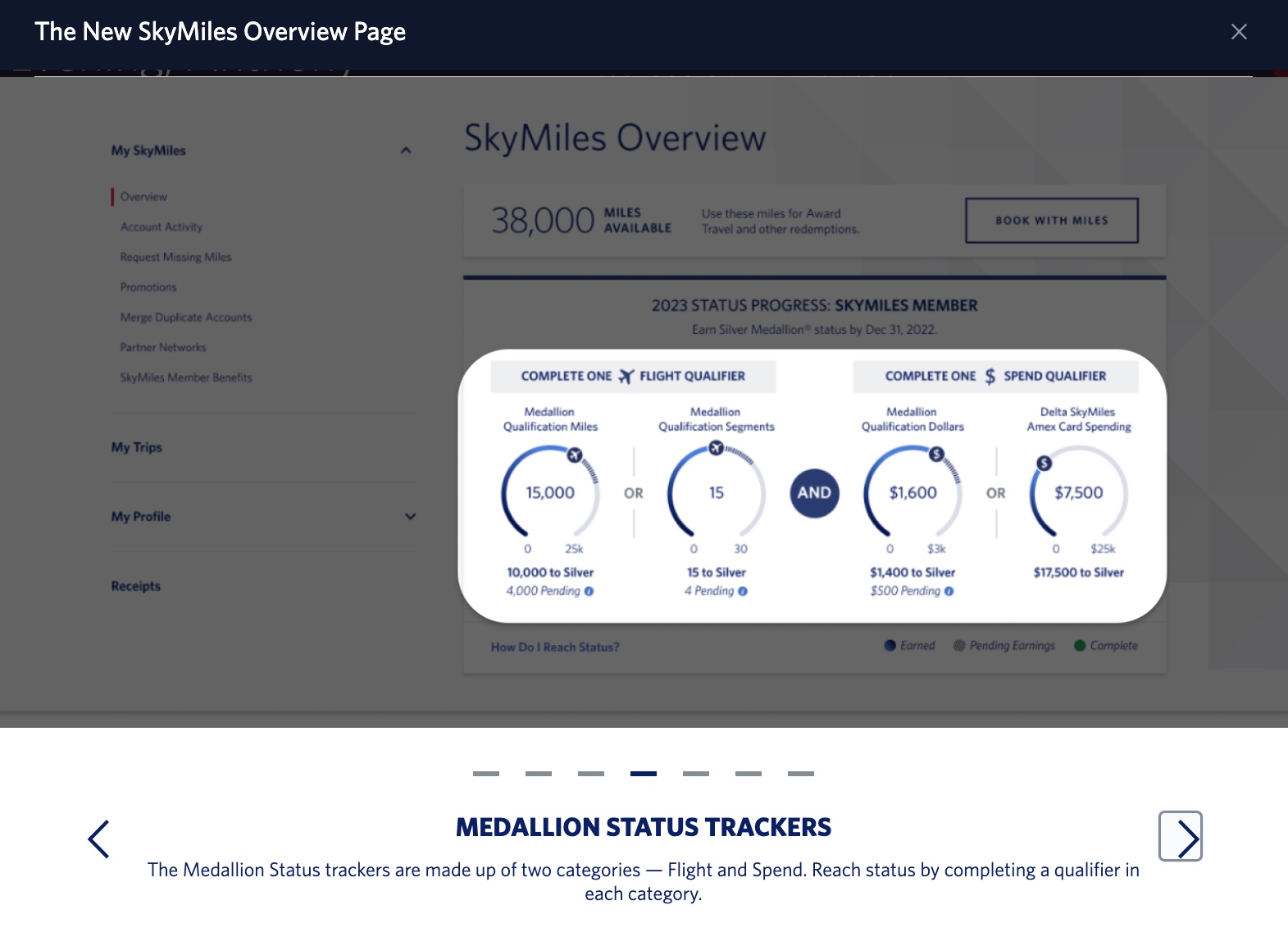 Medallion Status Tracker