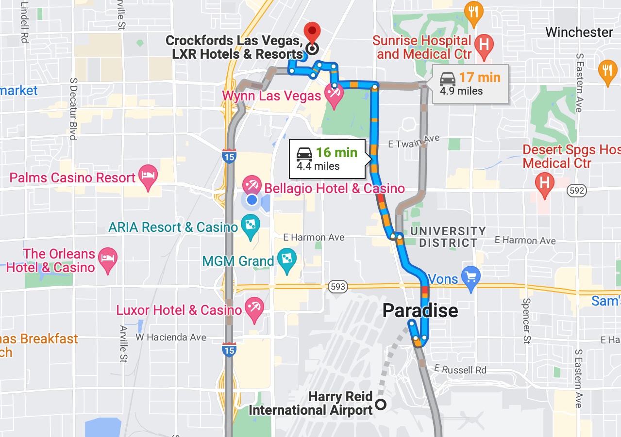 Google Map Crockfords