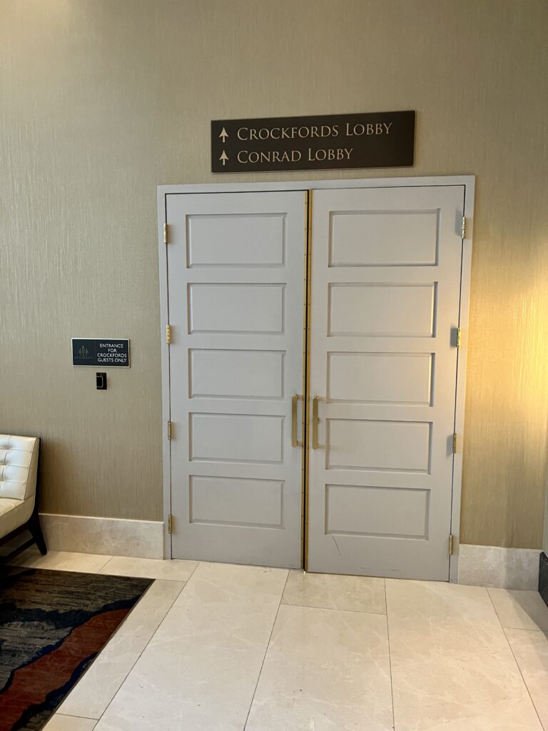 Crockfords Door