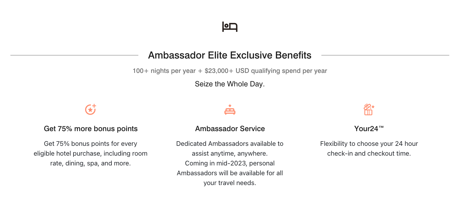 Ambassador Benefits