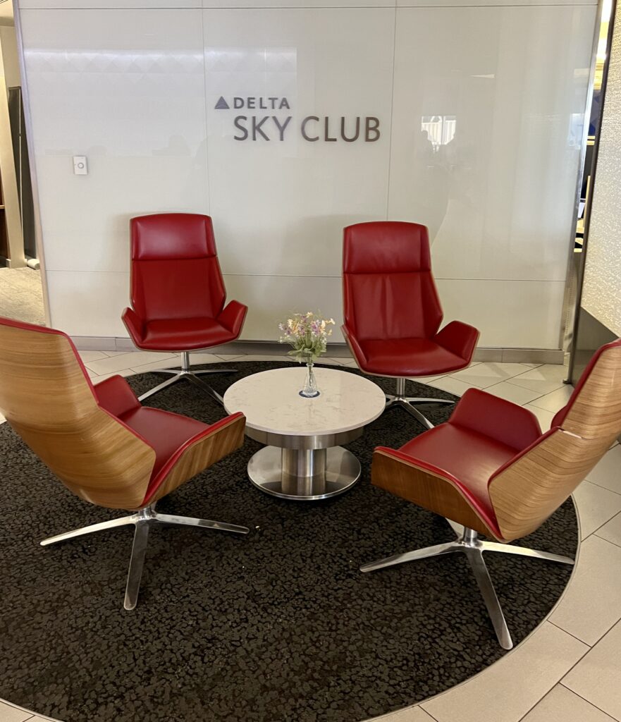 Delta Sky Club ATL E Seats