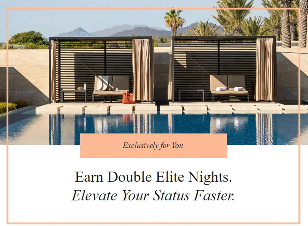 Targeted Marriott Bonvoy® Promotions Double Elite Nights or Double