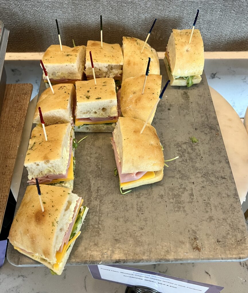 United Club BOS Sandwiches