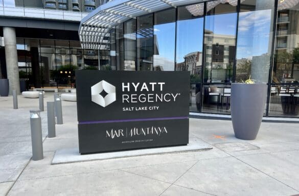 Hyatt Regency Salt Lake City Sign Hyatt Regency Salt Lake City Sign