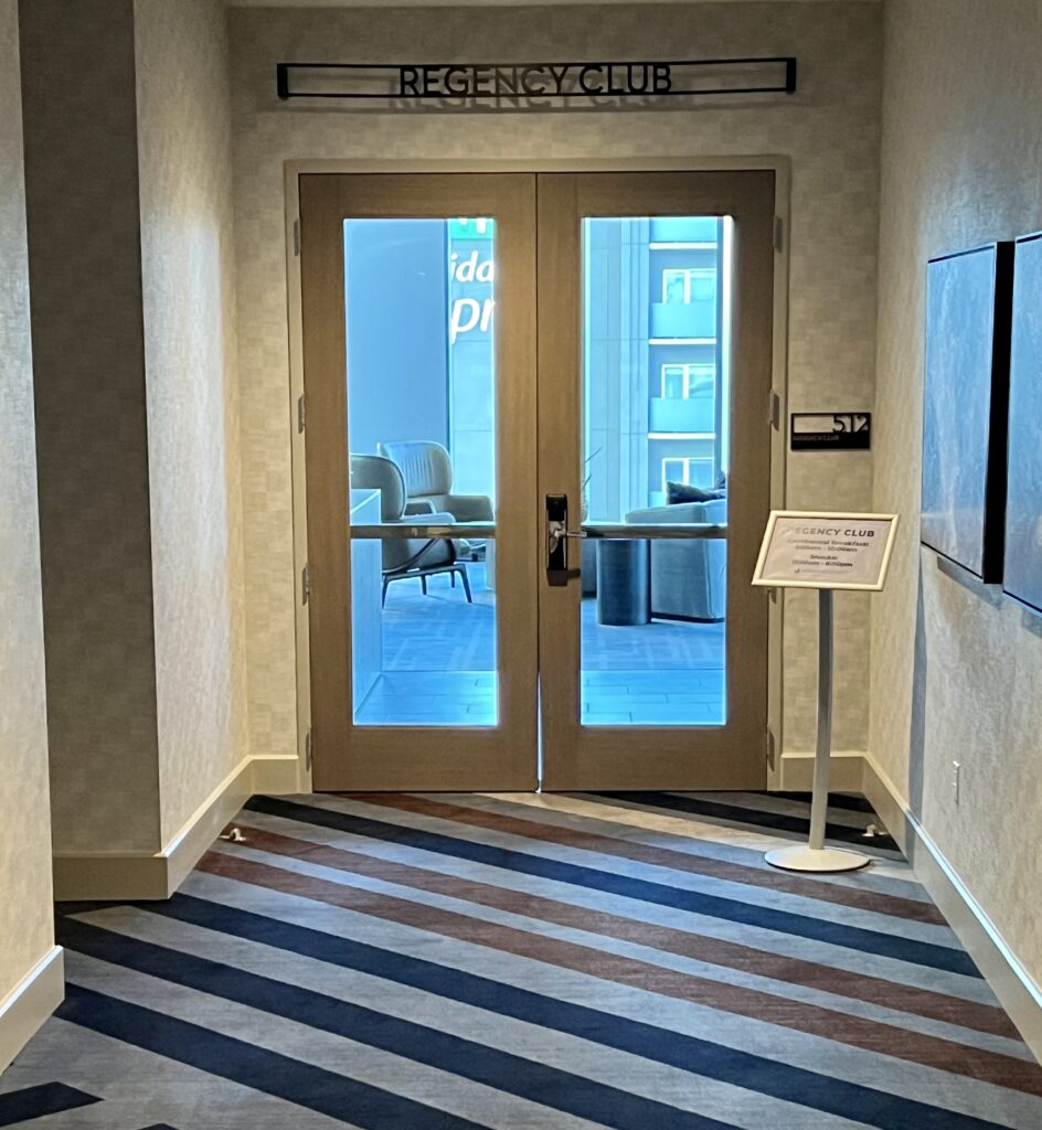 Hyatt Regency Salt Lake City Club Entrance