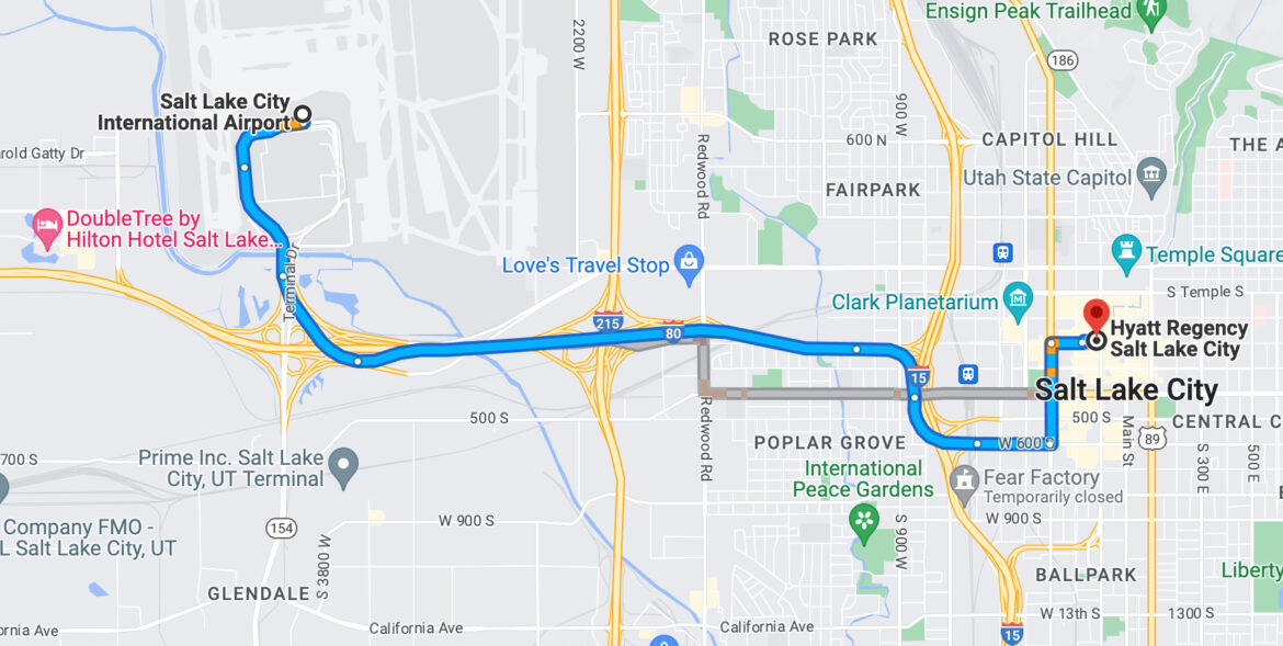 Salt Lake City To Orange County Hotel Review: Hyatt Regency Salt Lake City - The Bulkhead Seat