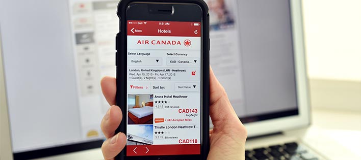 Air Canada Mobile App