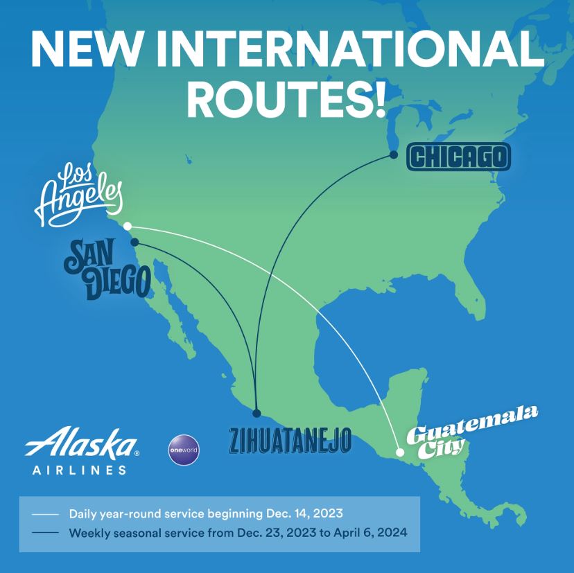 Alaska Airlines New Routes