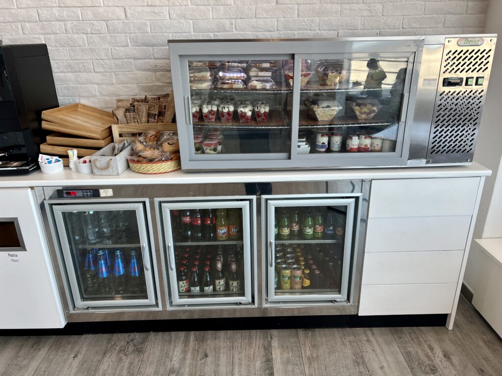 Olbia Airport Lounge Soft Drinks