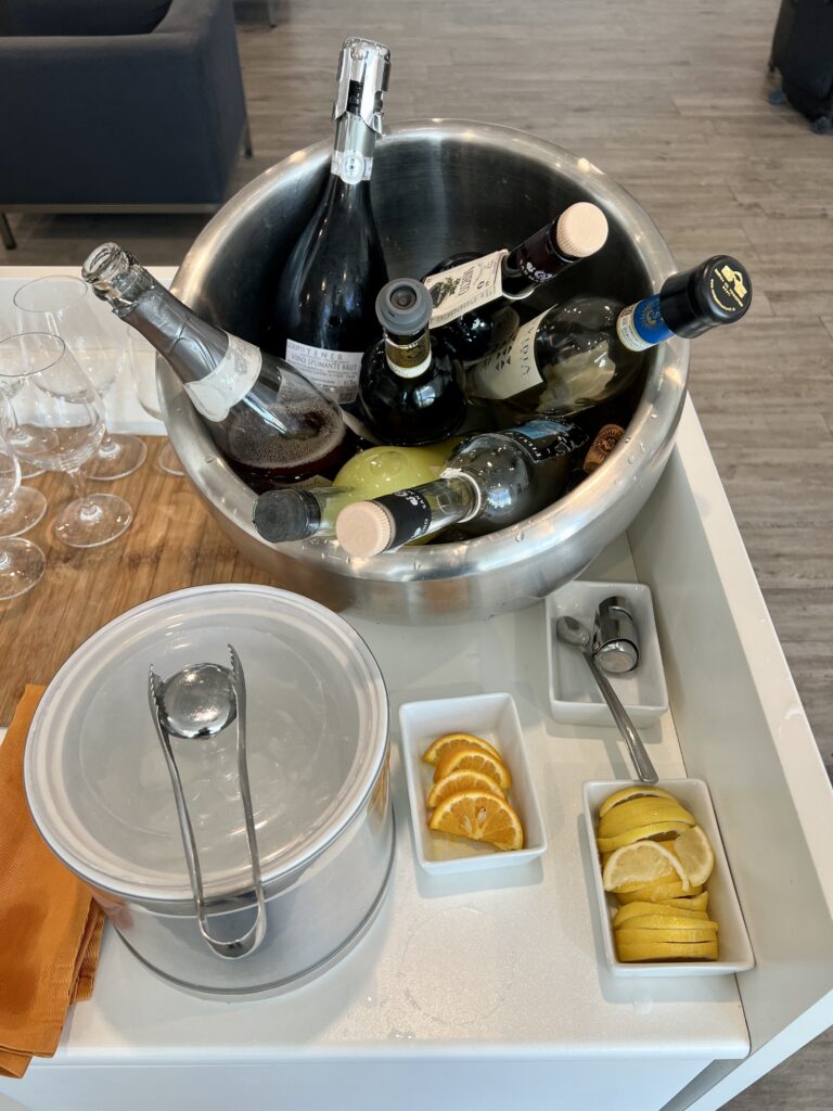 Olbia Airport Lounge Wine