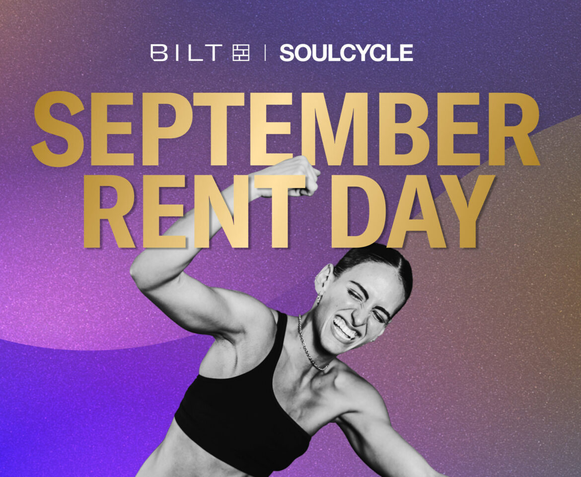 September Bilt Rent Day Free SoulCycle Classes and Chances to Win Free