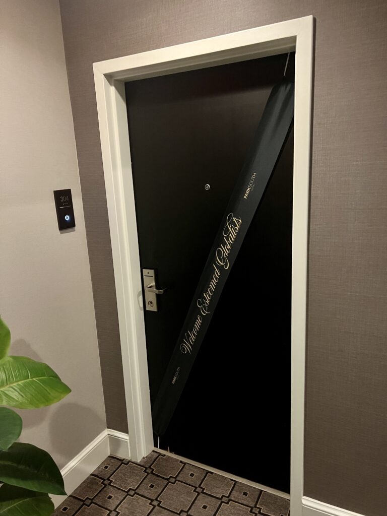 Park South Hotel Door