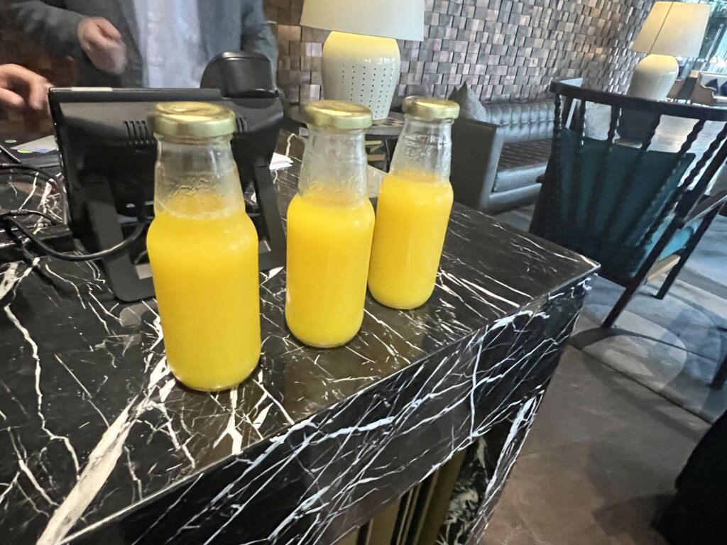 Hyatt Centric Lima Orange Juice