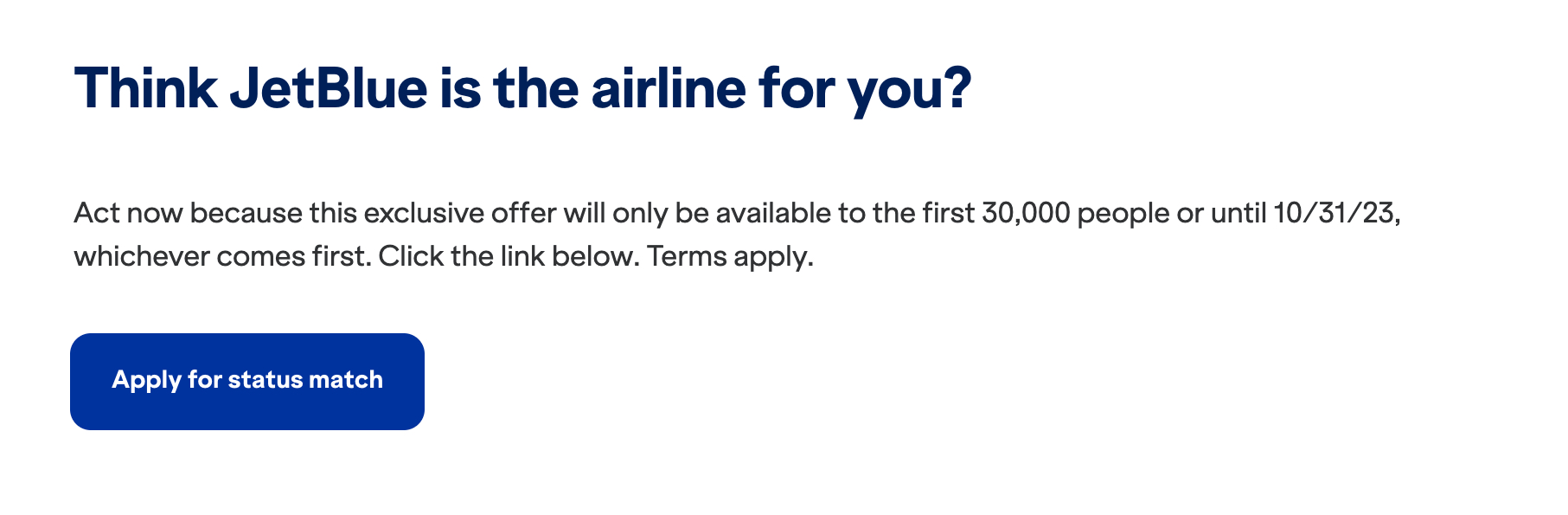 Act Fast JetBlue is Offering Delta Elites Generous Status Matches(04)