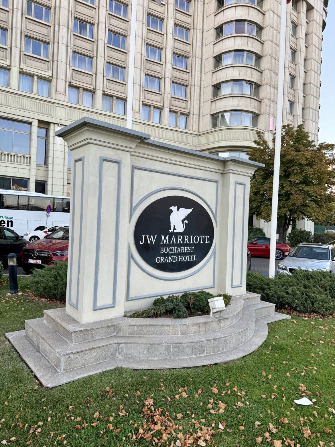 JW Marriott Bucharest Sign