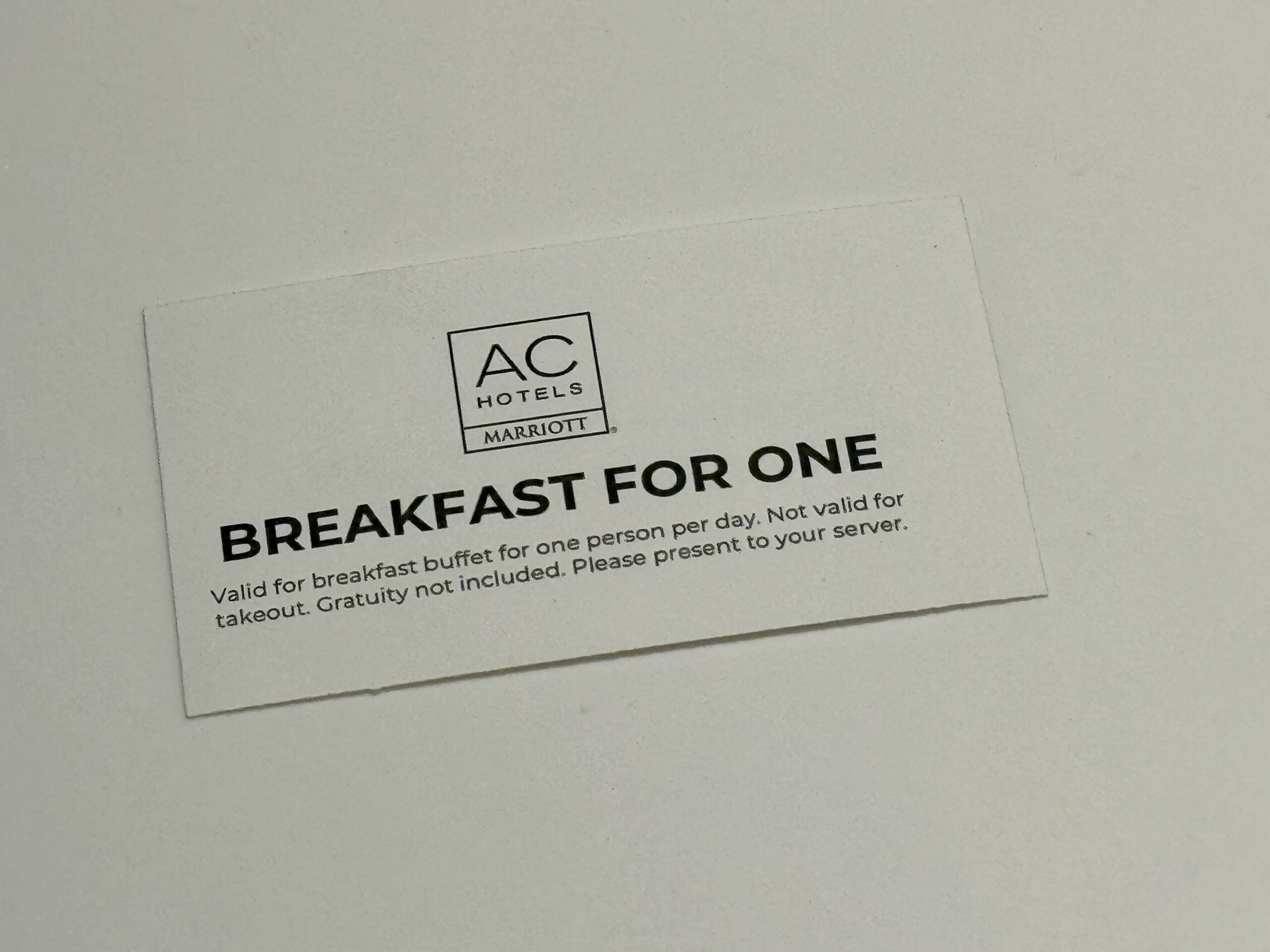 AC Hotel SLC Breakfast 1