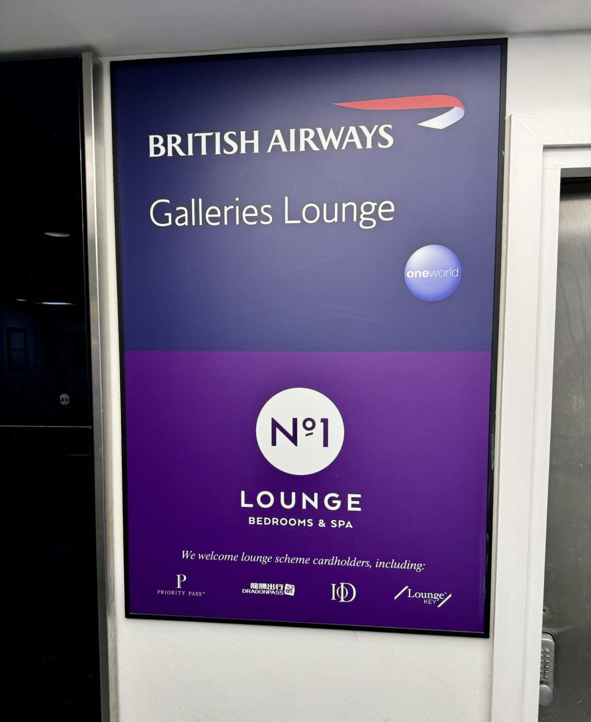 British Airways Lounge F