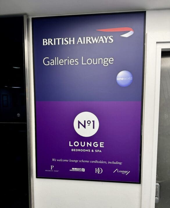 British Airways Lounge F British Airways Lounge F