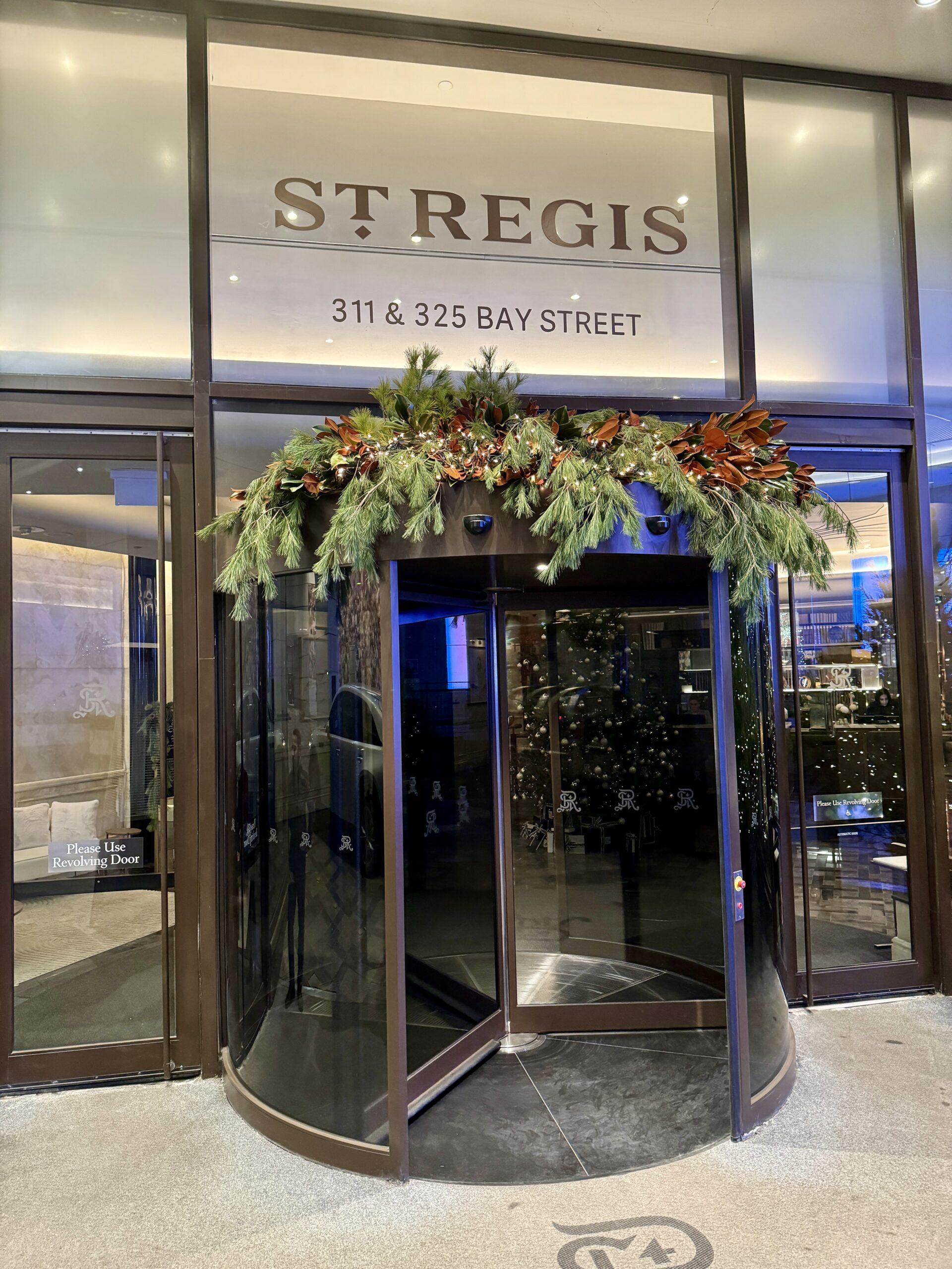 St Regis Toronto Entrance