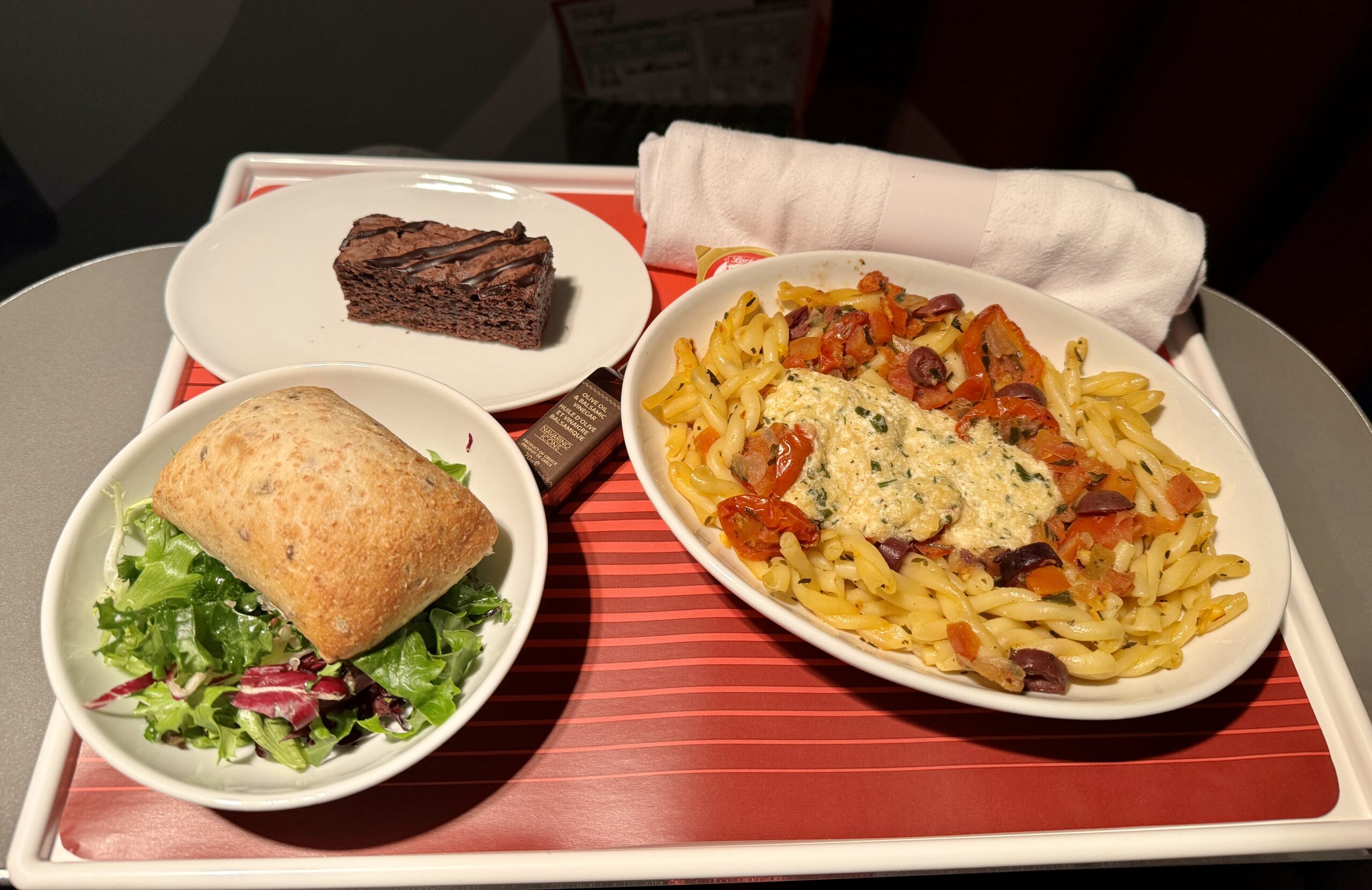Air Canada Rouge Lunch