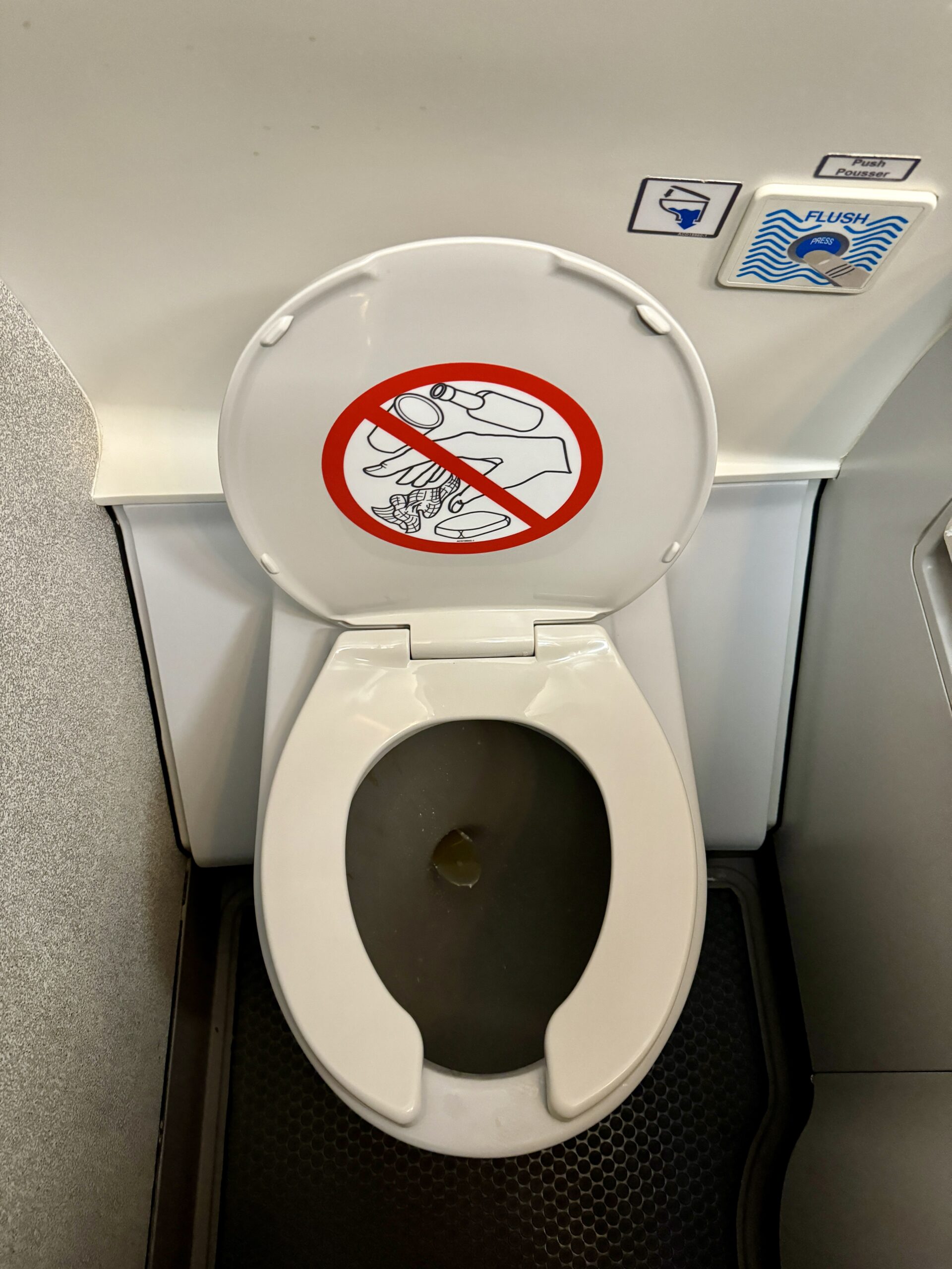 Air Canada Rouge Toilet