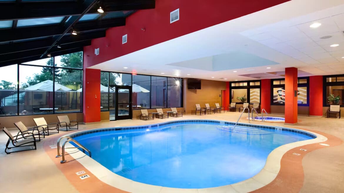 Oakbrook Pool a swimming pool inside a building