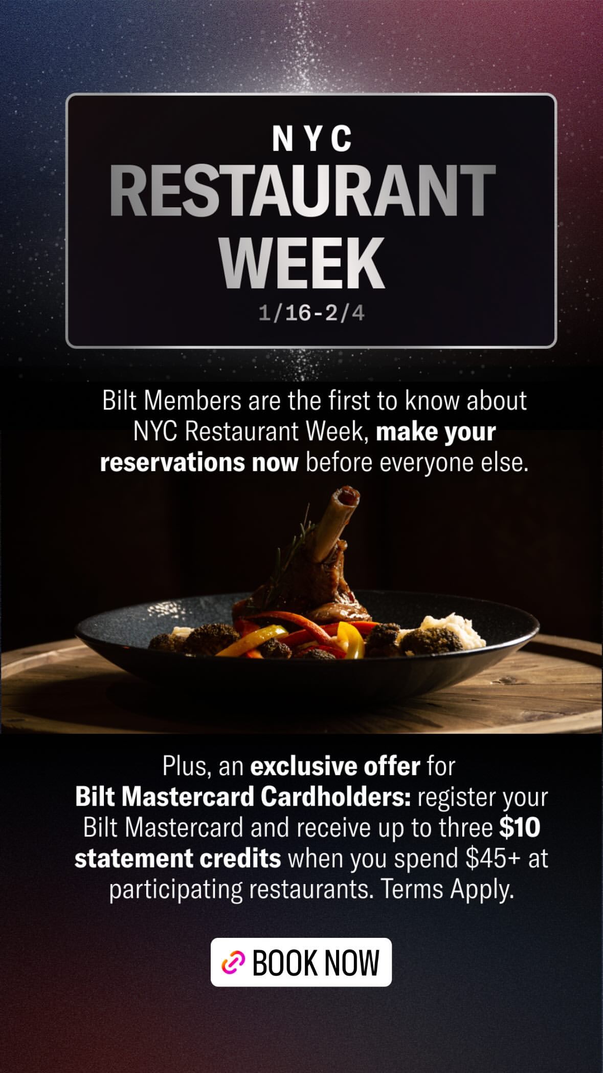 Bilt NYC Restaurant Week
