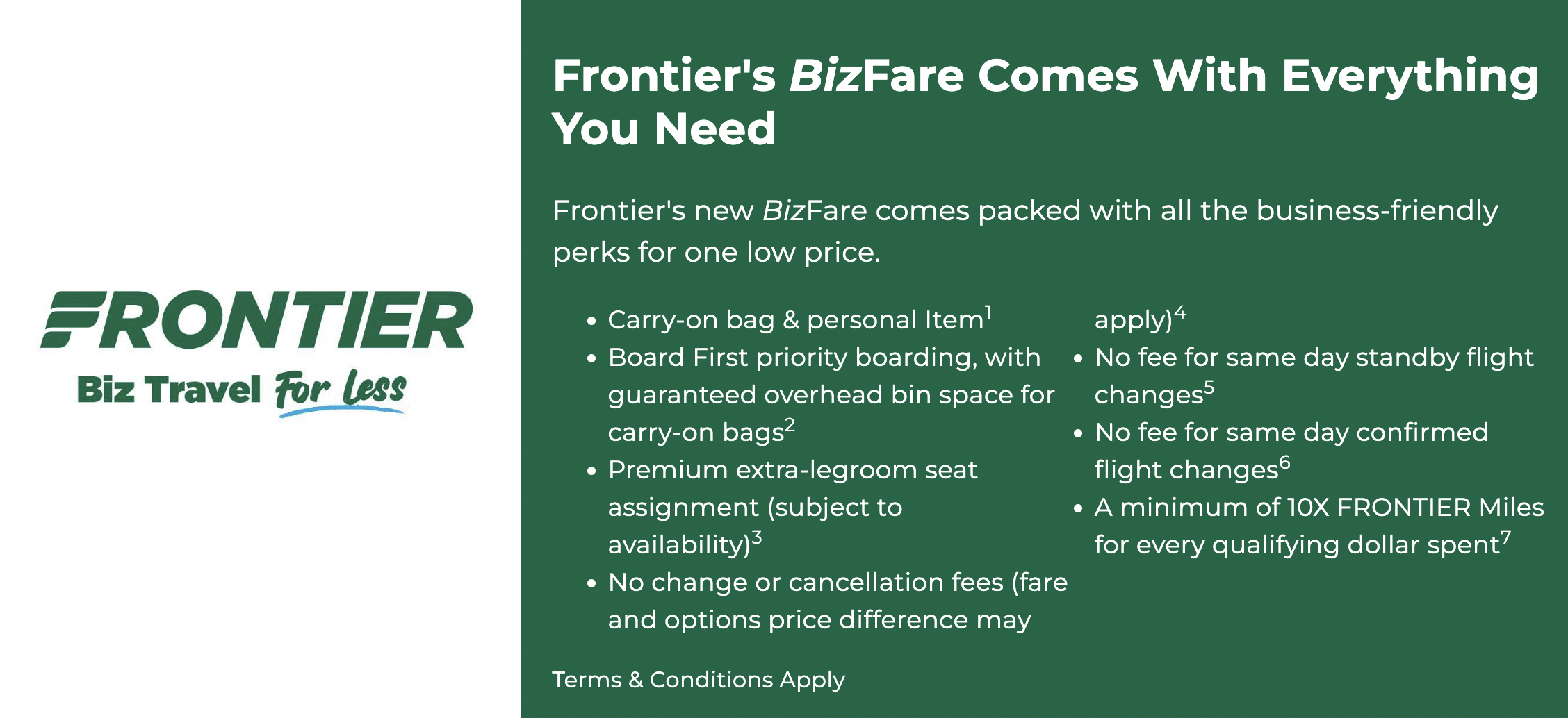 Frontier BizFare
