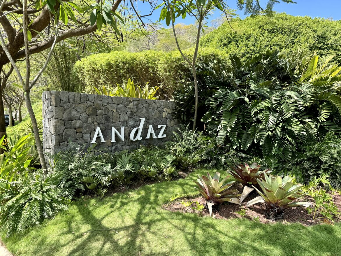 Andaz Papagayo Sign Andaz Papagayo Sign