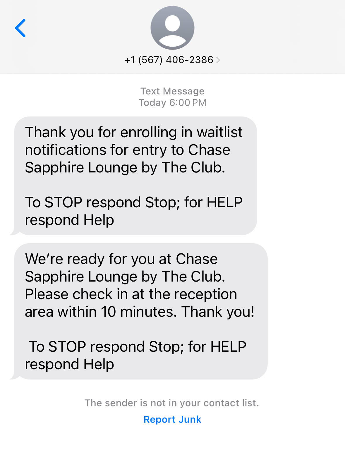 Chase Sapphire Lounge JFK 2