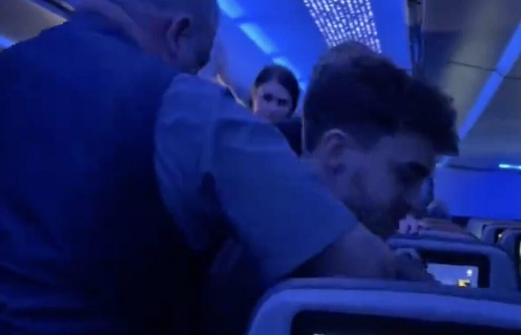 JetBlue Passenger Restrained