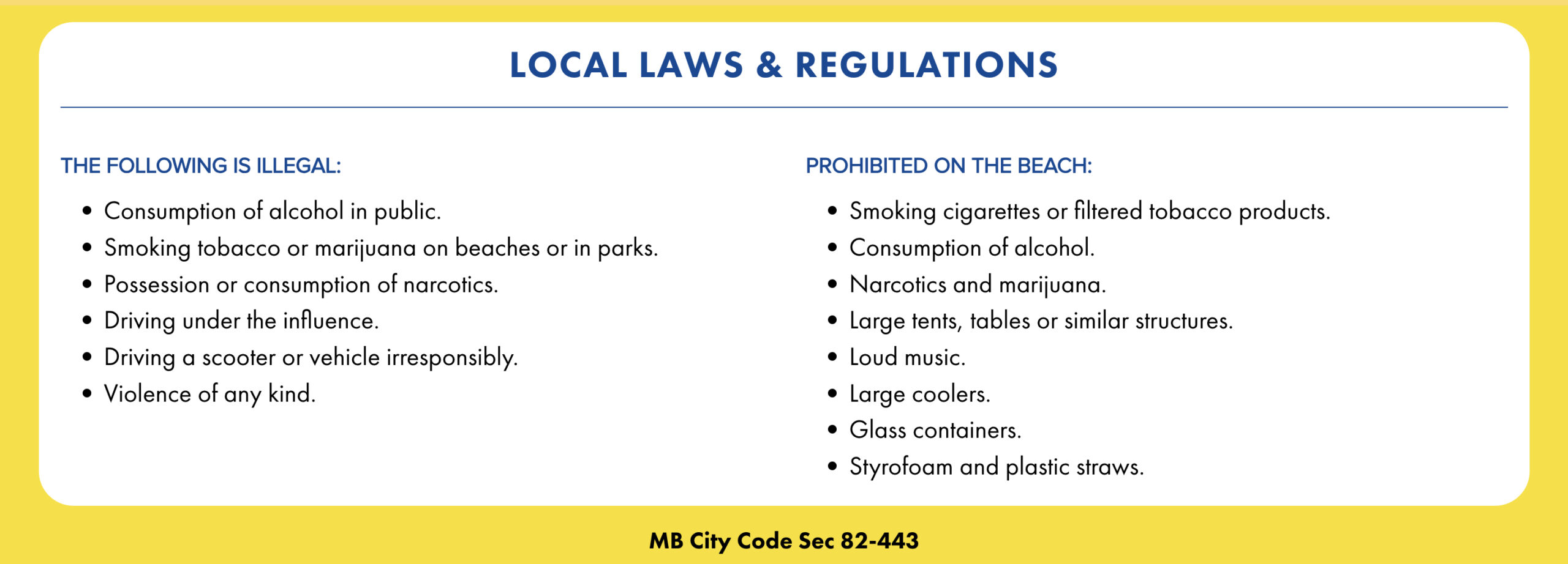 Miami Laws