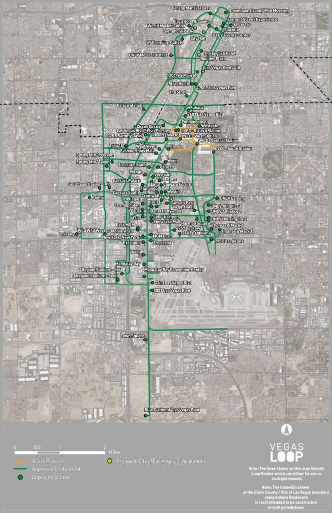 Las Vegas Loop Map