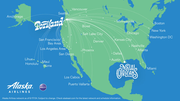 Alaska Airlines PDX MSY