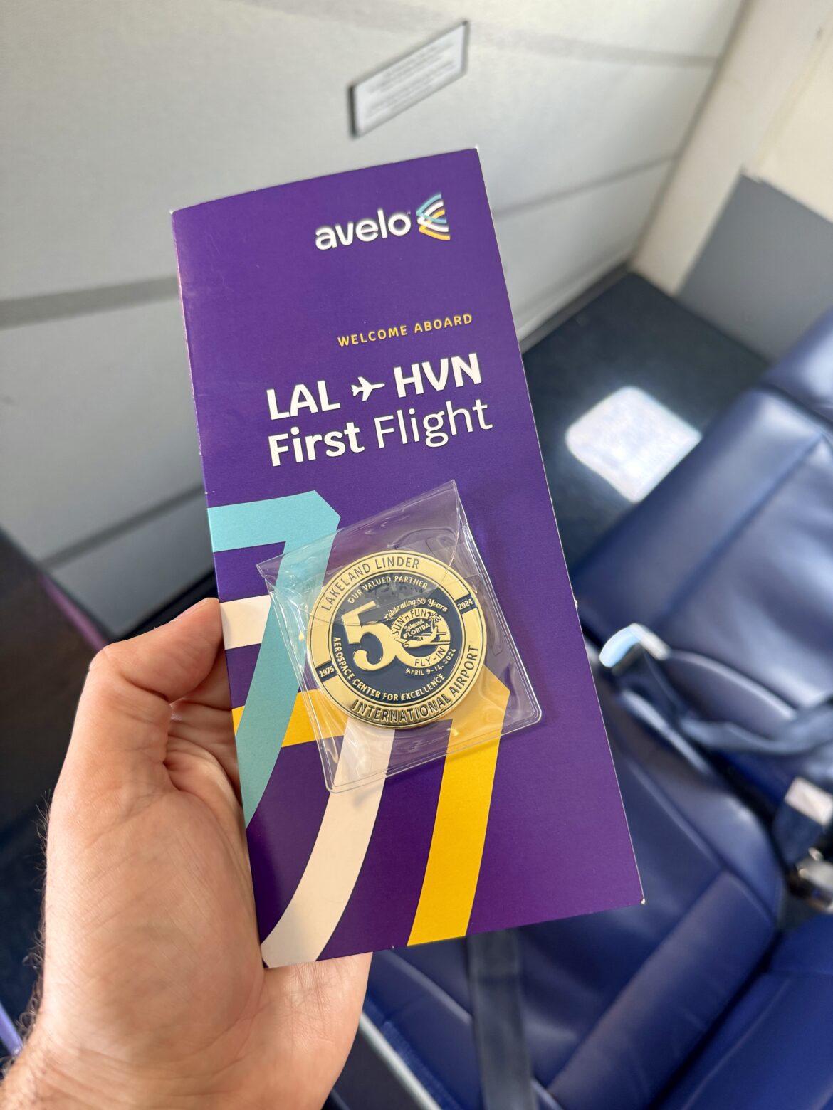 Avelo Inaugural Coin