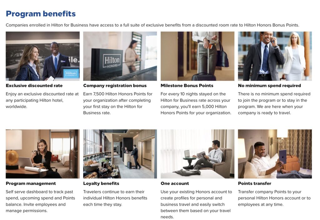 Hilton Business Benefits