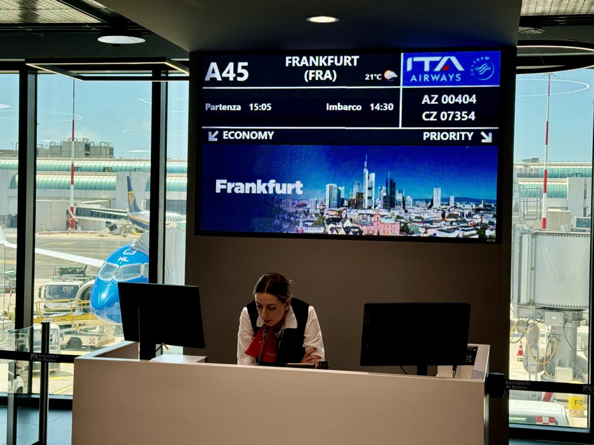 ITA Airways FCO-FRA 1