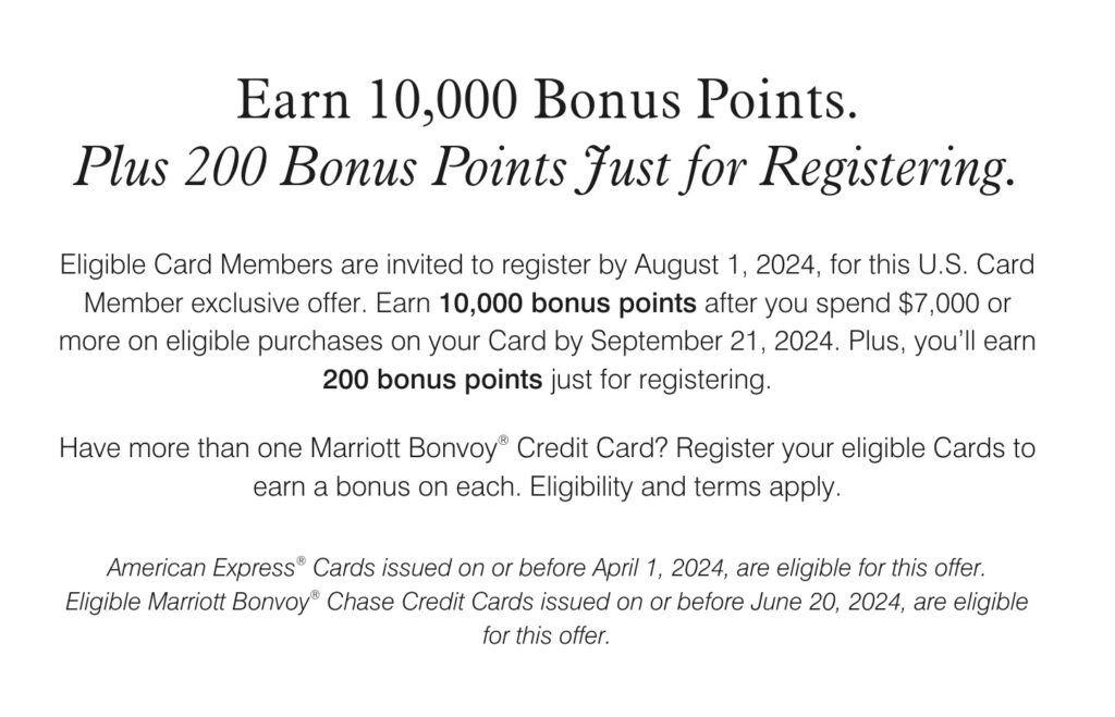 Marriott Bonvoy Bonus