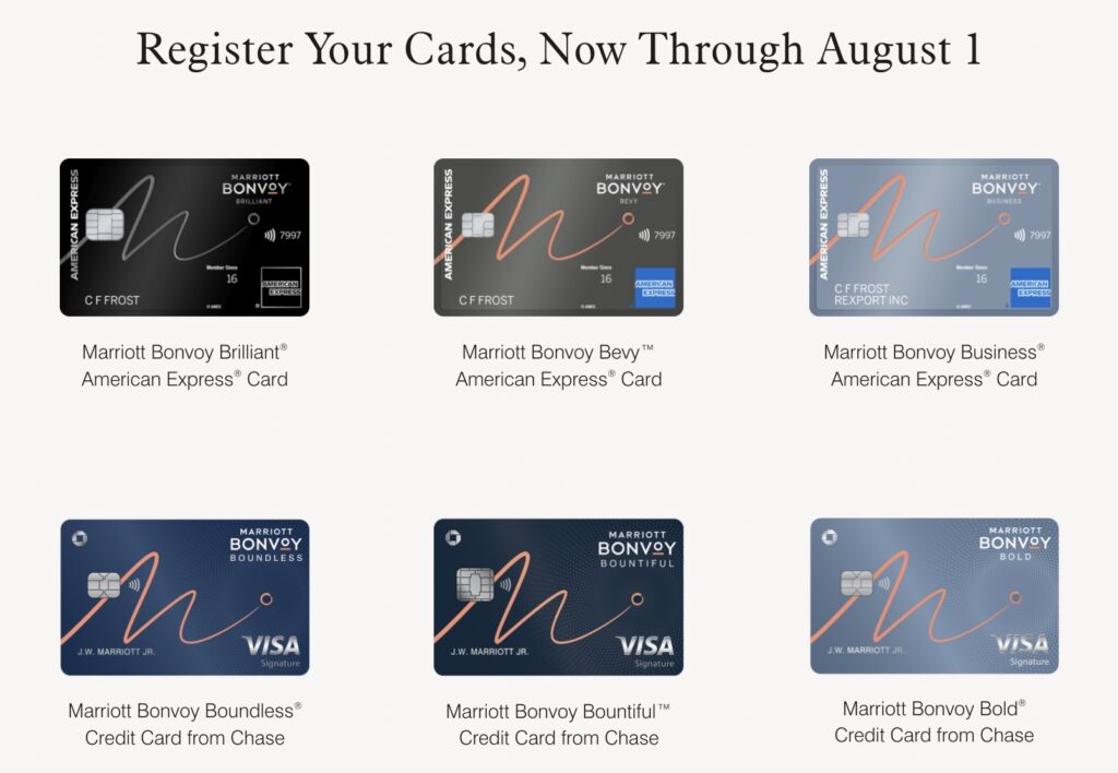 Marriott Bonvoy Cards