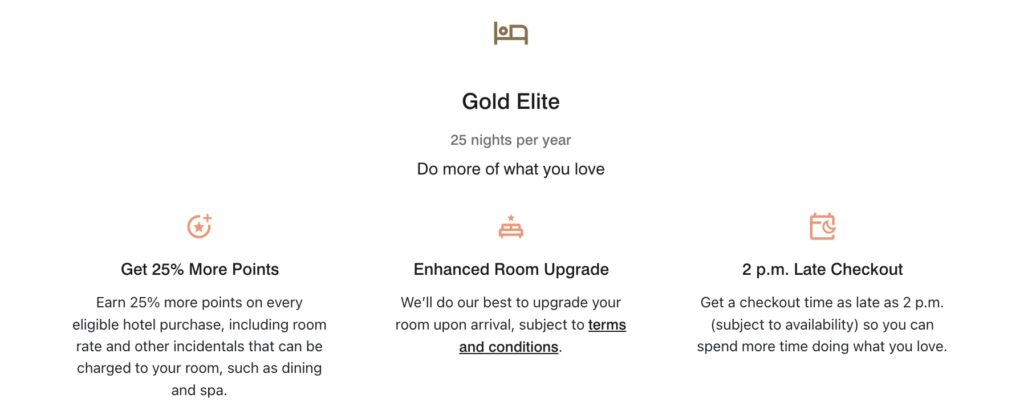 Marriott Gold Elite