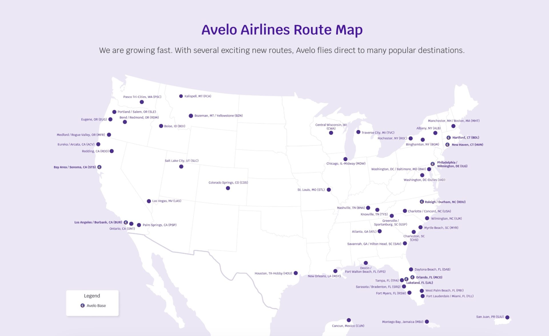 Avelo Airlines Adds Its 24th State: Louisiana - The Bulkhead Seat